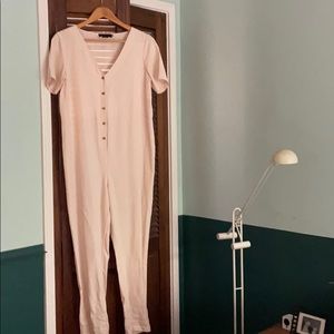 Hatch Noelle Cream Jumpsuit